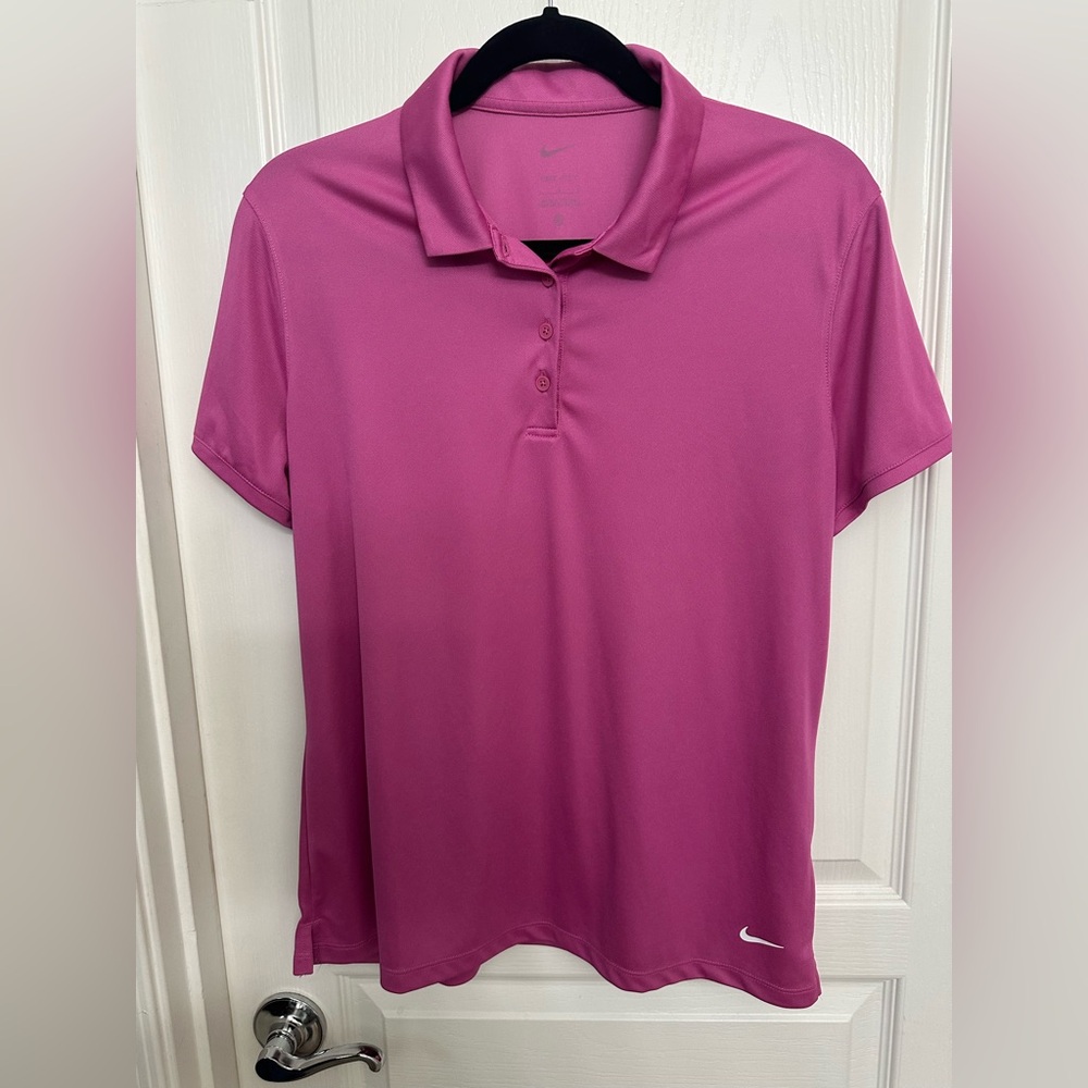 Nike Fuchsia Polo Shirt
